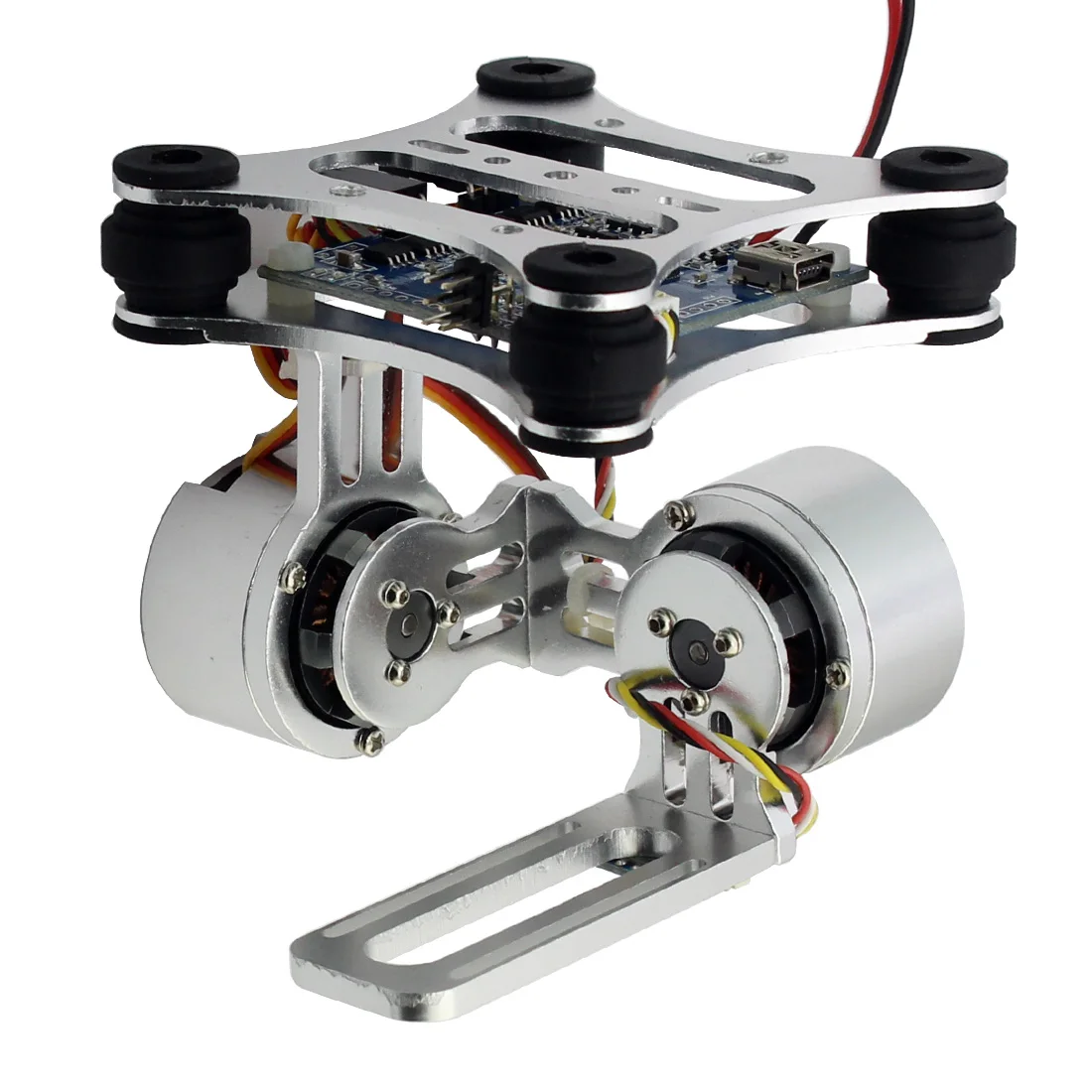 Алюминиевый 2 осевой бесщеточный шарнирный контроллер для камеры Plug & Play