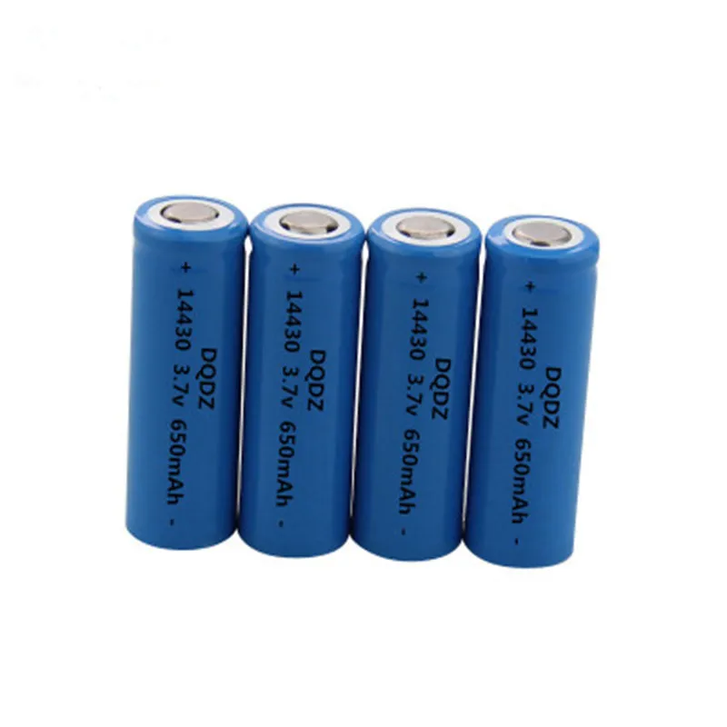 4/8/10/20 шт 3 7 V 650mah 14430 литиевая батарея для зарядки плоская литий ионная