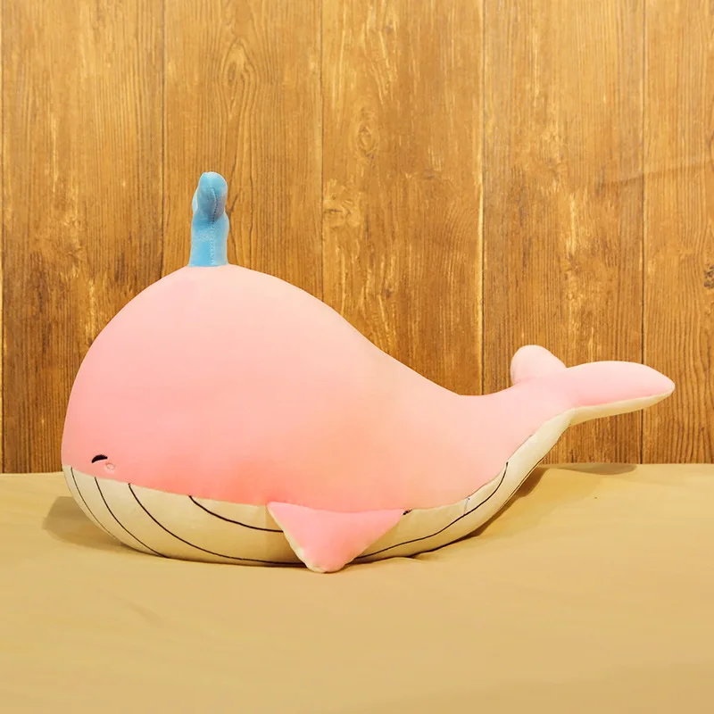Новое прибытие Kawaii морская рыба плюшевые игрушки Мягкий голубой кит хороший