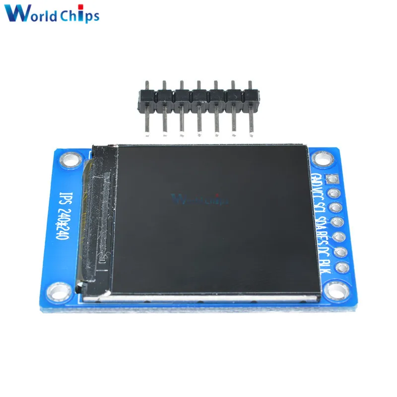 1 3 дюймовый IPS HD TFT ST7789 Привод IC 240*240 SPI коммуникация В напряжение 4 проводной
