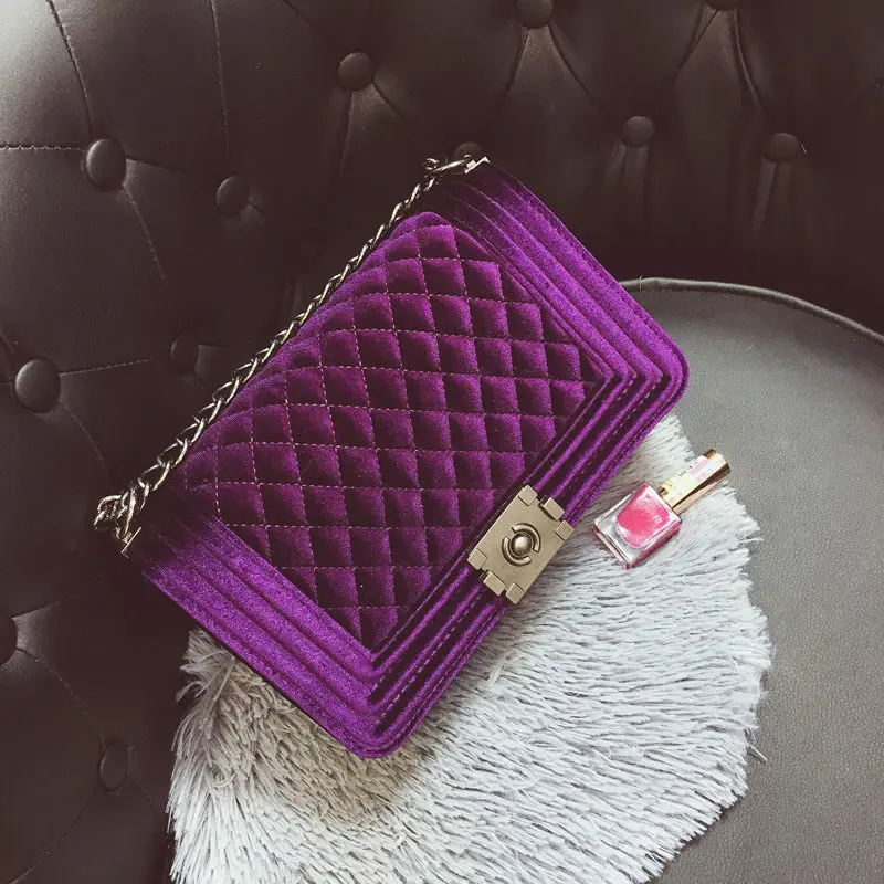 Бренд Golden Finger большая сумка бархатная женская сумка Pochette Sac Femme женская сумка на плечо с цепочкой основная Женская сумка через плечо