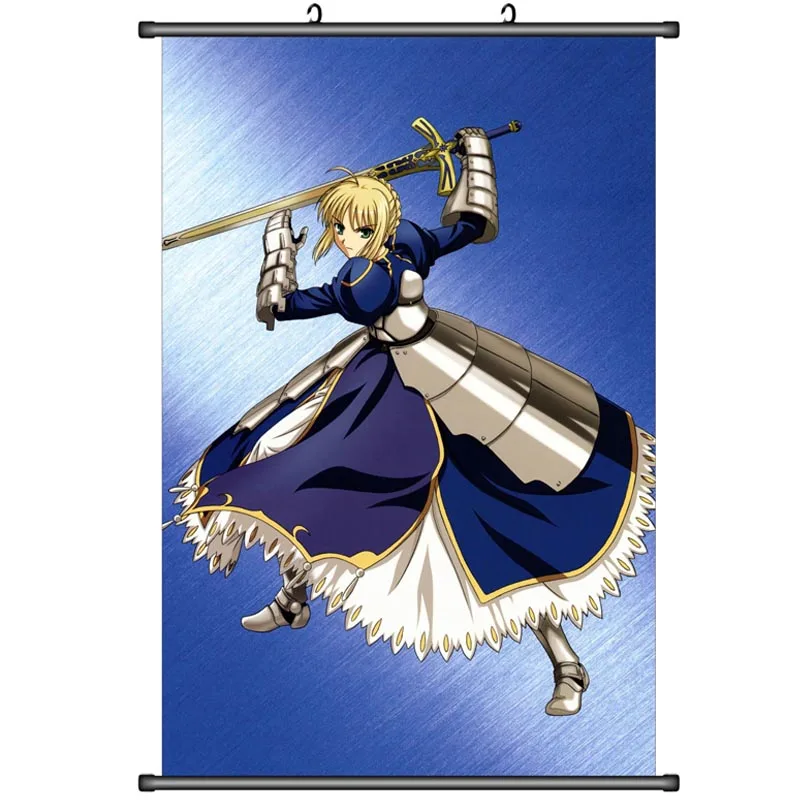 Японский аниме Fate/Grand Order FGO Fate/Zero Altria Pendragon Saber King Arthur домашний Декор настенный