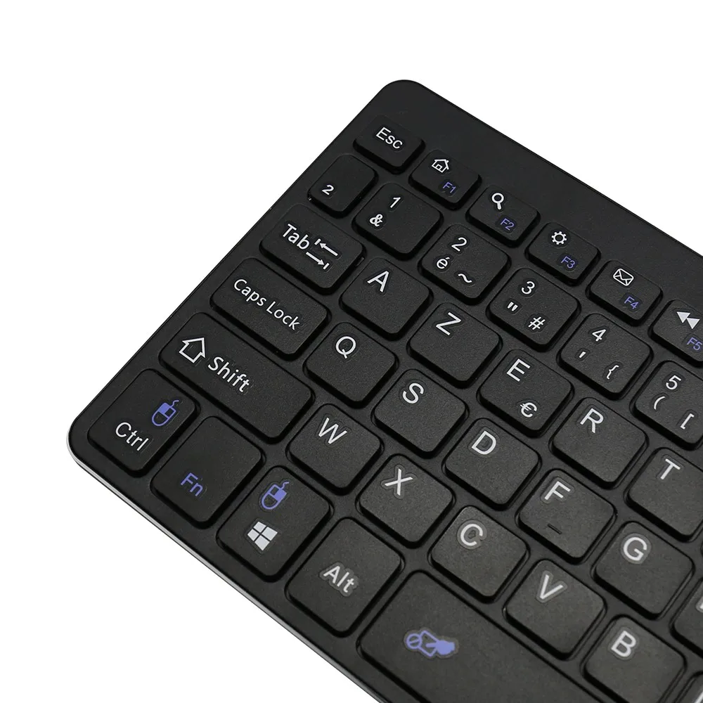 Zoweetek K12-1 2,4G мини беспроводная Французская клавиатура с тачпадом игровая клавиатура Air mouse для мини ПК Smart Android tv Box