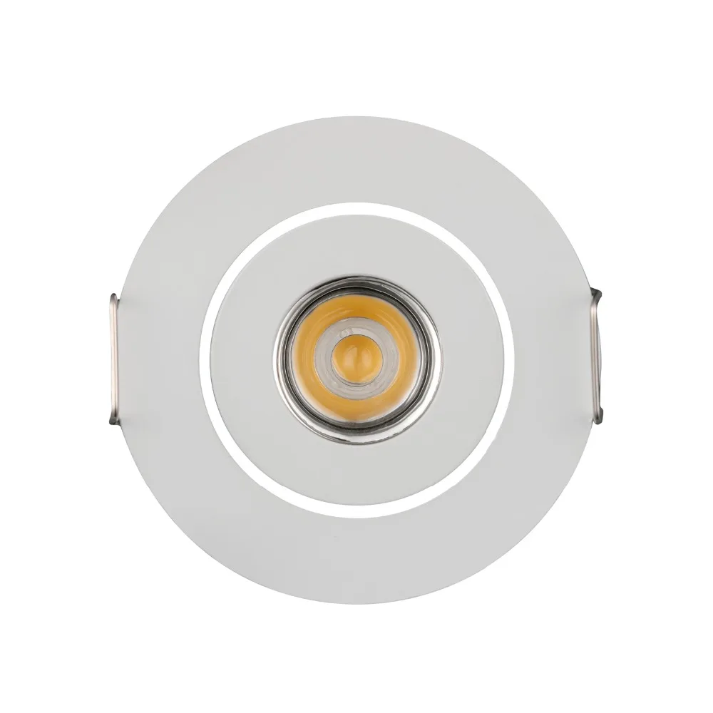 Завод Dimmable светодиодный мини-точечный встраиваемый потолочный светильник 3 Вт Белый Черный Серебряный золотая для шкафа лампа включить драйвер