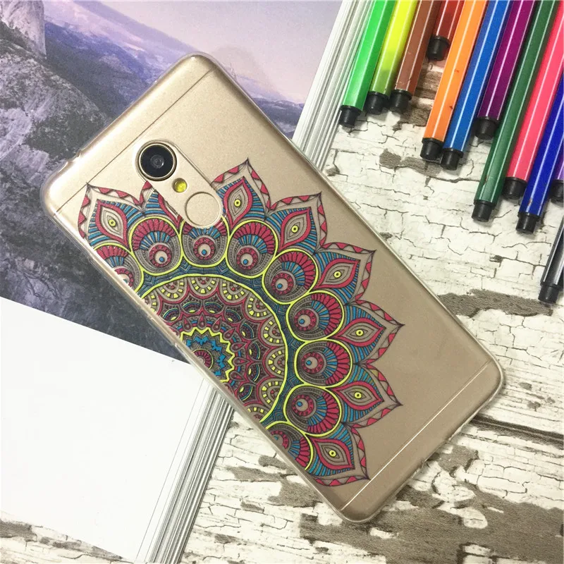 xiaomi redmi 5 Case Silicon mandala totem Painting Soft TPU Back Cover for plus Phone fitted shell |