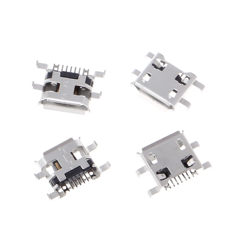 10 шт. разъем Micro USB 5pin 0 72 мм тяжелая пластина тип B есть боковое гнездо для завивки
