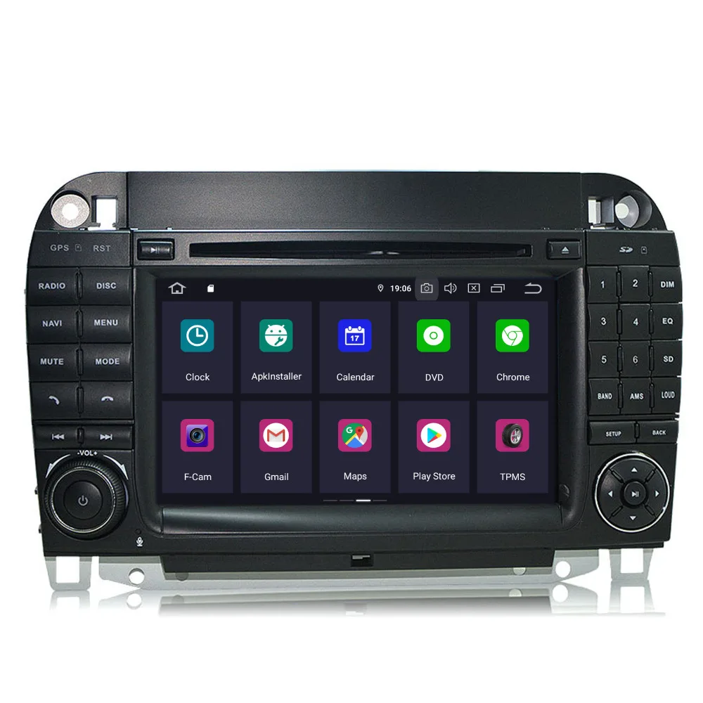 COIKA четырехъядерный Android 9 0 автомобильный dvd плеер для Mercedes Benz S Class W220 (S280 S320 S430 S500) CL