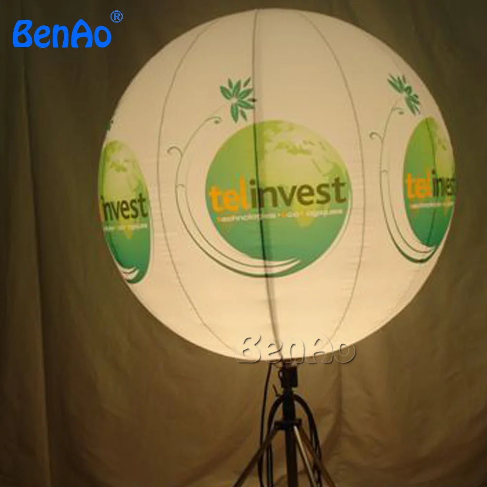 

AO146 tripod led light balloon/pole standing lighted balloon,Colorful LED inflatable light stand balloon for outdoor advertising