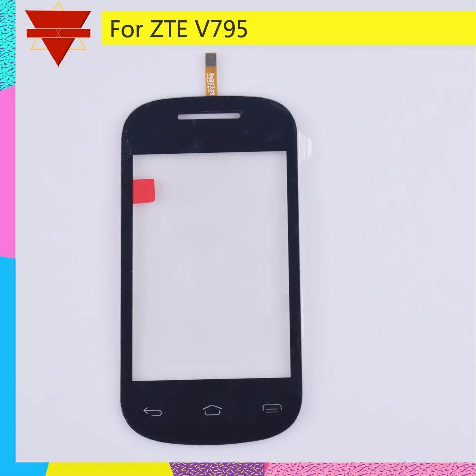 Original Touch Panel Sensor For ZTE V795 Mobile Phone Screen Digitizer Touchscreen Glass Part Replacement Black | Мобильные телефоны