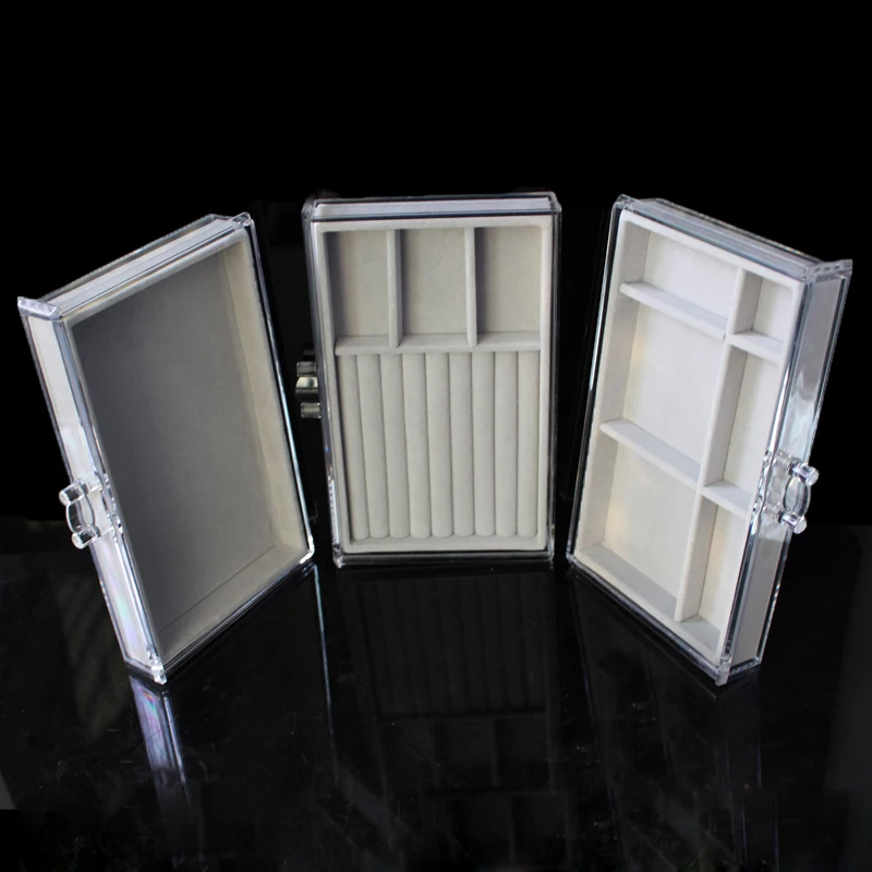 

Acrylic Jewelry Display Tray Jewelry Display Box Ring, Necklace, Bracelets, Bangle Earrings Display Tray Makeup Storage Box Case