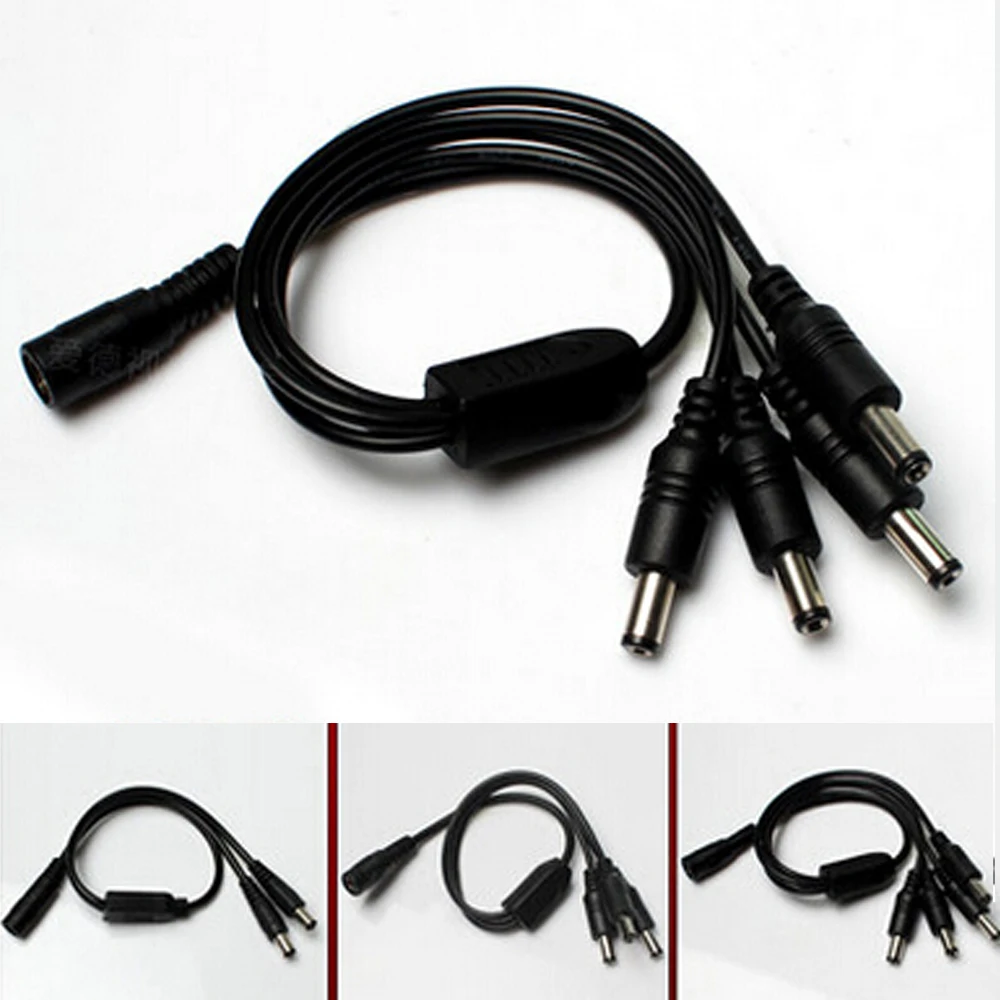 Разъем питания постоянного тока разъем провода DC Женский до 2/3/4 Штекер 5 5x2 1 мм