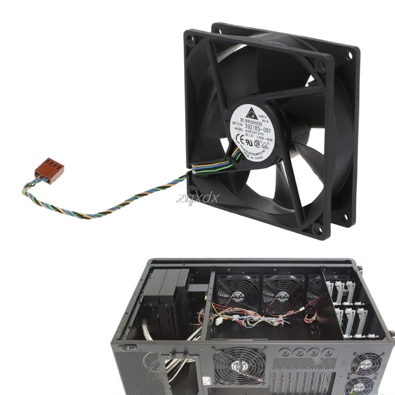 9025 AC/DC 12V 0.6A 4-контактный компьютер pwm вентилятор охлаждения для Delta AUB0912VH 90*90*25 мм Прямая поставка