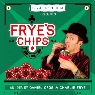 Frye's Chips (DVD and Gimmicks) by Charlie Frye Close up magic trick Fun illusion mentalism Props |