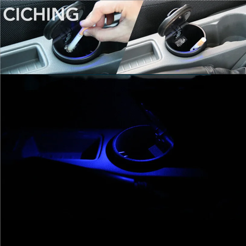 Новая Автомобильная портативная пепельница аксессуары для CITROEN SAXO renault trafic volkswagen touareg seat ibiza fiesta logan автостайлинг