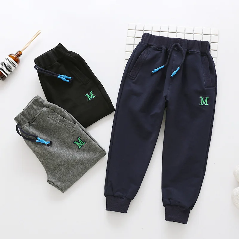 Boys Pants Autumn Winter New Children Clothing Kids Cotton Casual Trousers Baby Clothes Toddler Cartoon Harem Sport Wear |