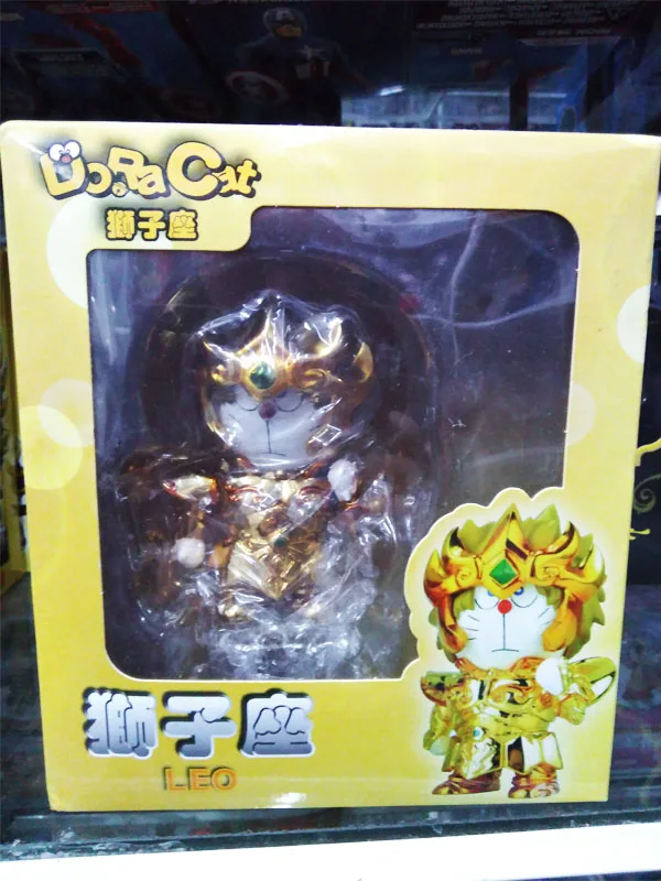 Фигурка Святого Сейя Godness Athena аниме «Дораэмон» Cat Ver. Нобита ноби золото Святого фигурка доракат Святого Сейя