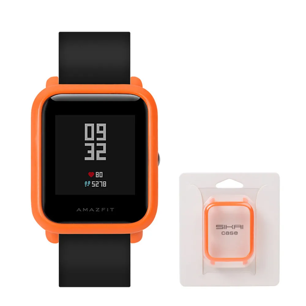 2 шт. рамка для часов Amazfit Bip Youth защитный чехол умных тонкий цветной из