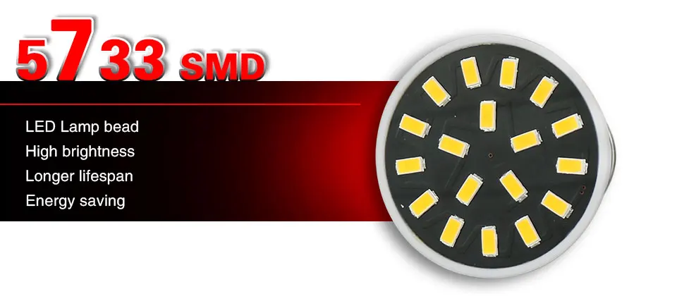 GU10 светодиодный диодный лампочка E27 MR16 110 В 220 В 4 Вт 6 Вт 8 Вт SMD 5733 чип 18 24 32 светодиодный прожектор без мерцания энергосберегающая лампа
