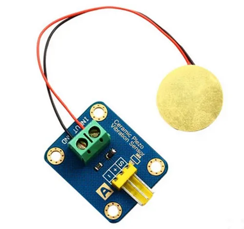 Имитация пьезоэлектрического керамического вибрационного датчика для Arduino |