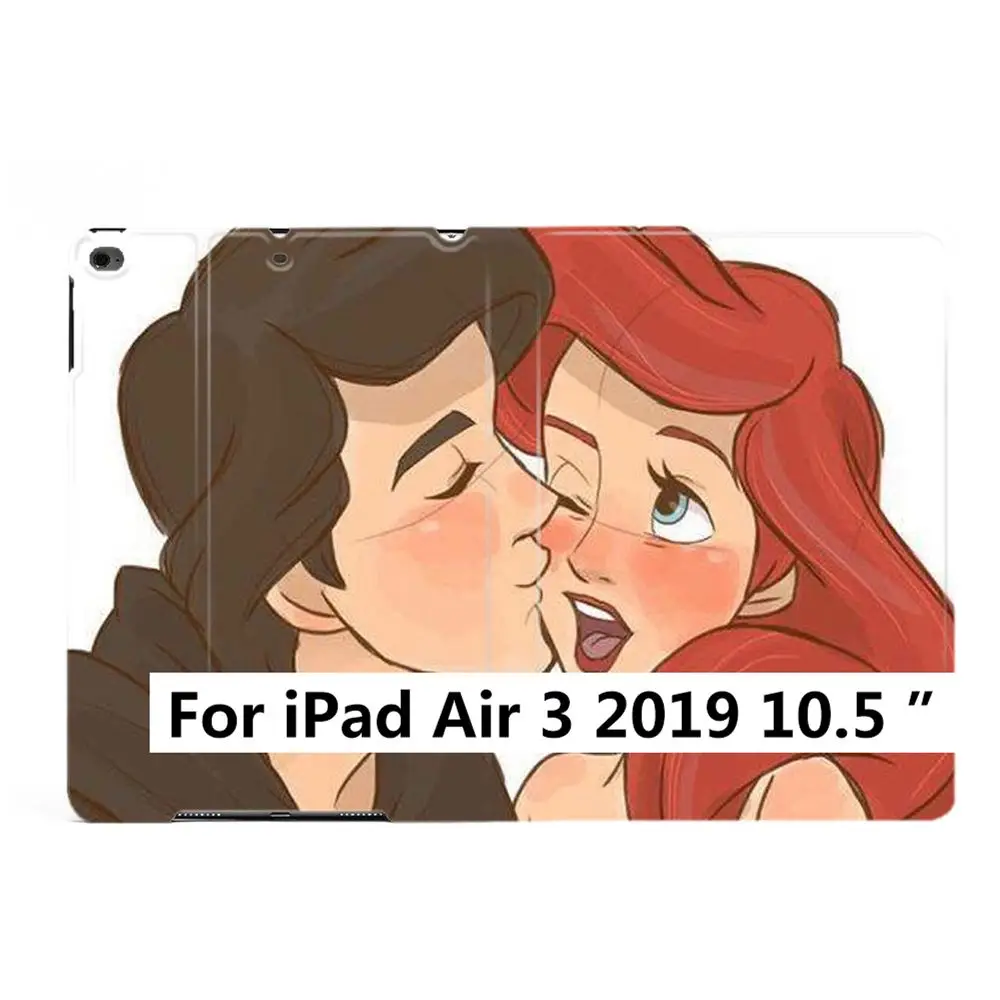 Умный чехол для планшета с изображением принца Русалочки и принцессы для iPad Air 2 3 5 6th 9," 7th 10,2" 10," PRO Mini 4 5 - Цвет: For iPad Air 3 2019