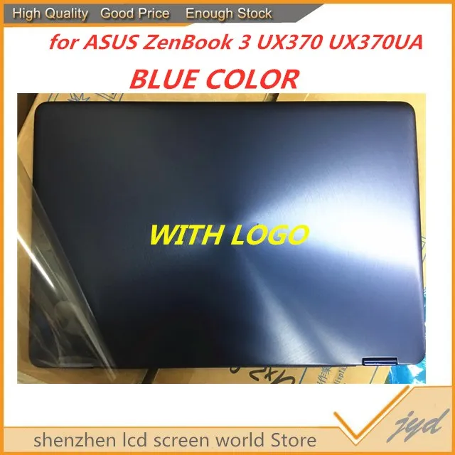 13," сенсорный ЖК-дисплей для ASUS ZenBook Flip S UX370UA UX370UAF UX370UAR экран, синий верхний Верхний ЖК-экран Замена