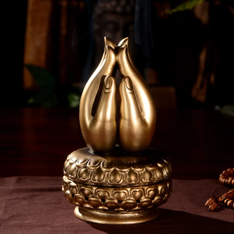 Новинка керамическая арома-печь Luck bergamot ручная тарелка благовония Будды с