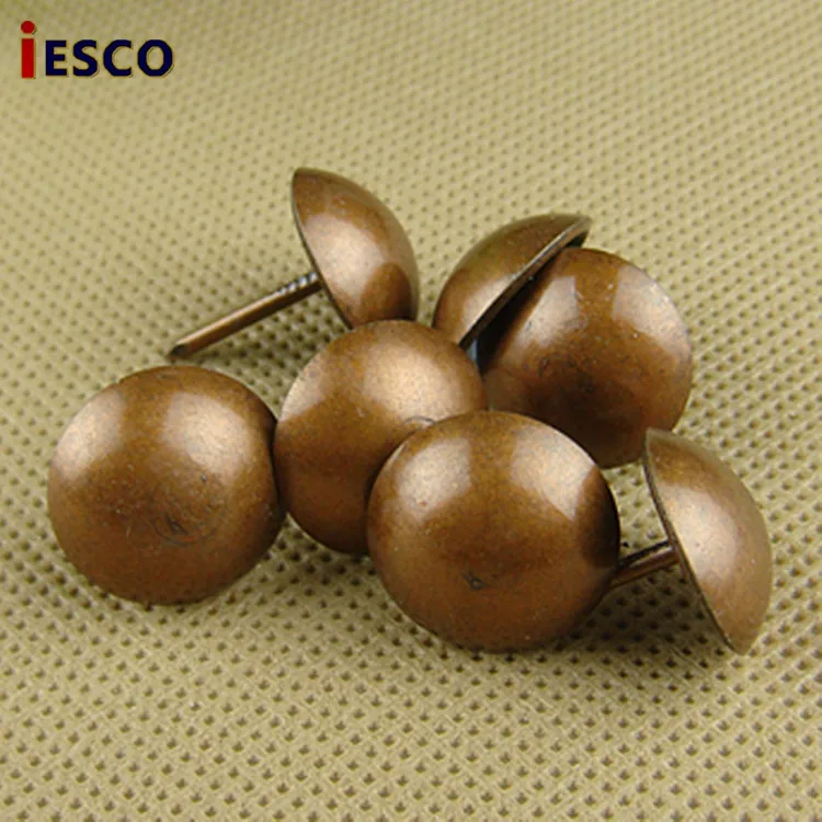 Диаметр 19 мм медь пены ногтей декоративные бронзовый барабан фон антикварные