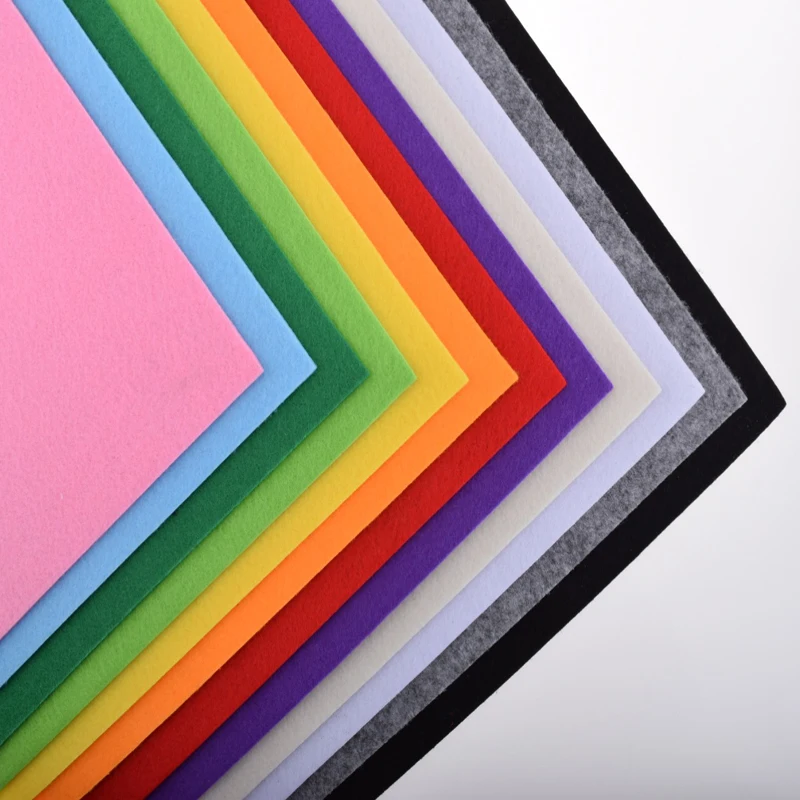 3 мм Толстая Войлочная Нетканая ткань полиэфирная для шитья кукольных ремесел