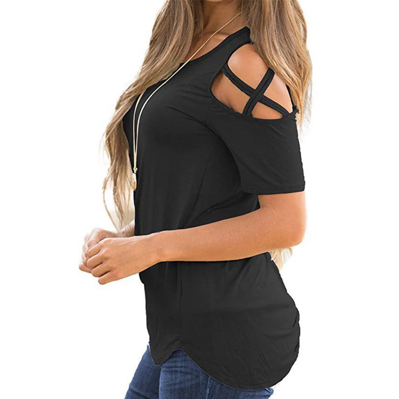 ZSIIBO Fashion women blouse shirt 2019 causal plus size short sleeve tops chiffon blusas femininas | Женская одежда