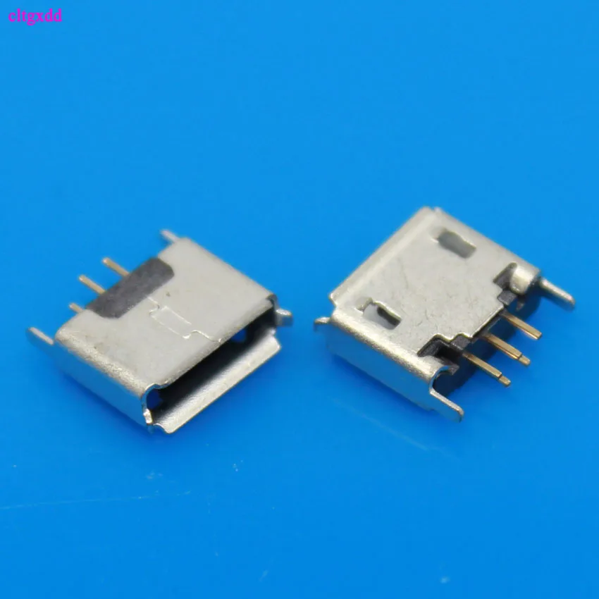 Clgxdd 10 шт. вертикальный MICRO mini USB 5pin гнездо 180 градусов jack 5P Прямой разъем