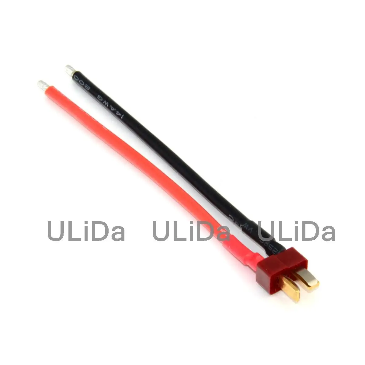 Deans Стиль T Мужской Разъем 10 см силиконовый провод 14AWG кабель для RC Lipo батареи