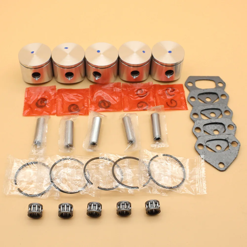 38 мм поршневой Штифт Кольцо подшипника Комплект прокладок для HUSQVARNA 36 136 LE 137 142 E