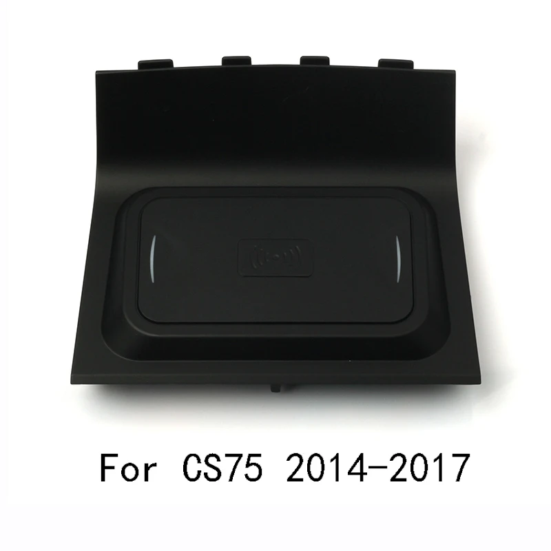 For CS75 2014-2017 Для Changan CS55 CS75 10w автомобильное беспроводное зарядное устройство Беспроводное зарядное устройство для мобильного телефона быстрая зарядная пластина держатель телефона аксессуары - Название цвета: For CS75 2014-2017