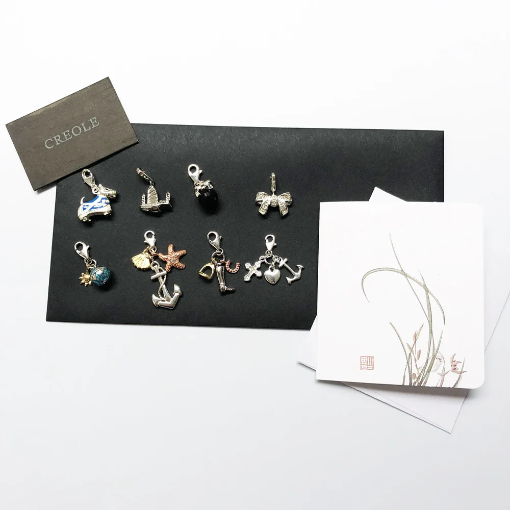 Lucky Boot Sailboat Faith Hope Love Ocean Bow Globe Dog Charm Pendant 2019 Vintage New Summer Jewelry 925 Sterling Silver Gift | Украшения