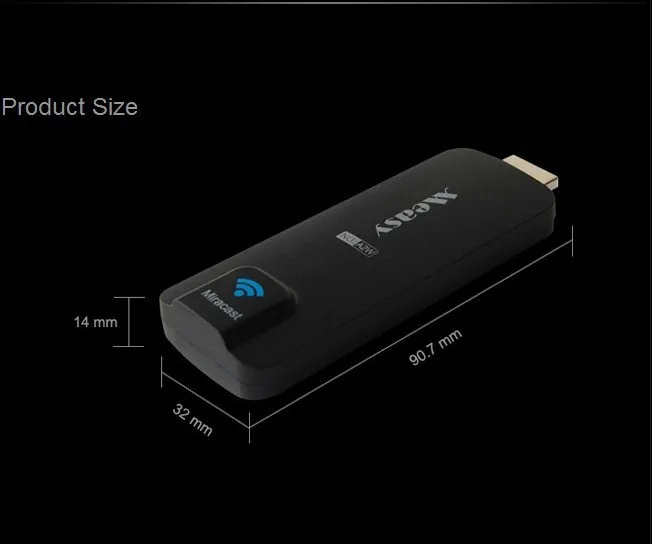 Последний! Measy Miracast Беспроводной ТВ приемник ключа WI-FI Chromecast AirPlay EZCast A2W 1080 P HDMI