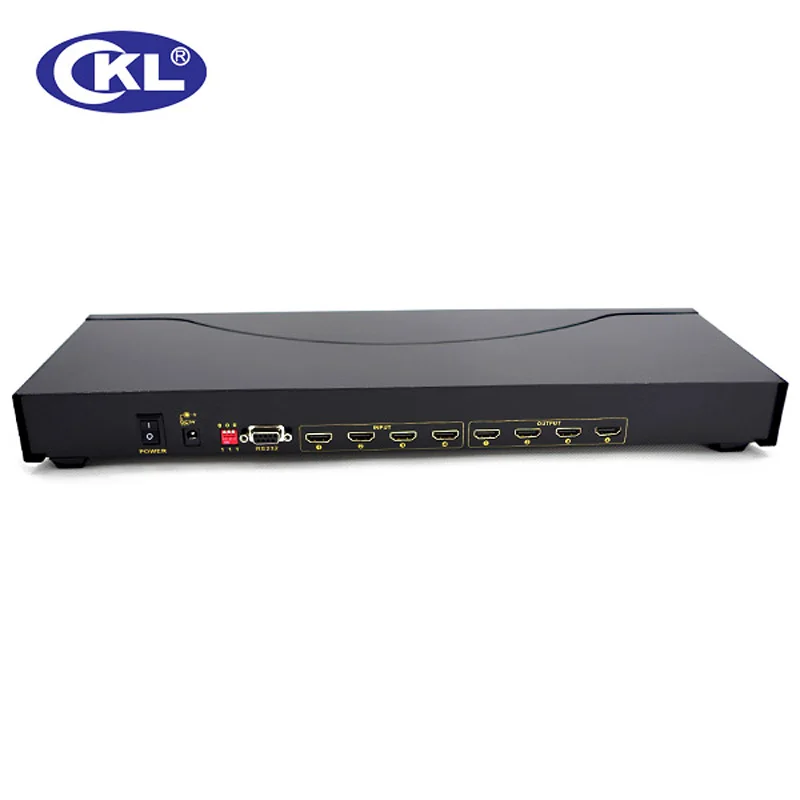 Сплиттер с матрицей HDMI 4 в выхода крепление стойку поддержка 1 В 3D 1080P для PS3 PS4 Xbox 360
