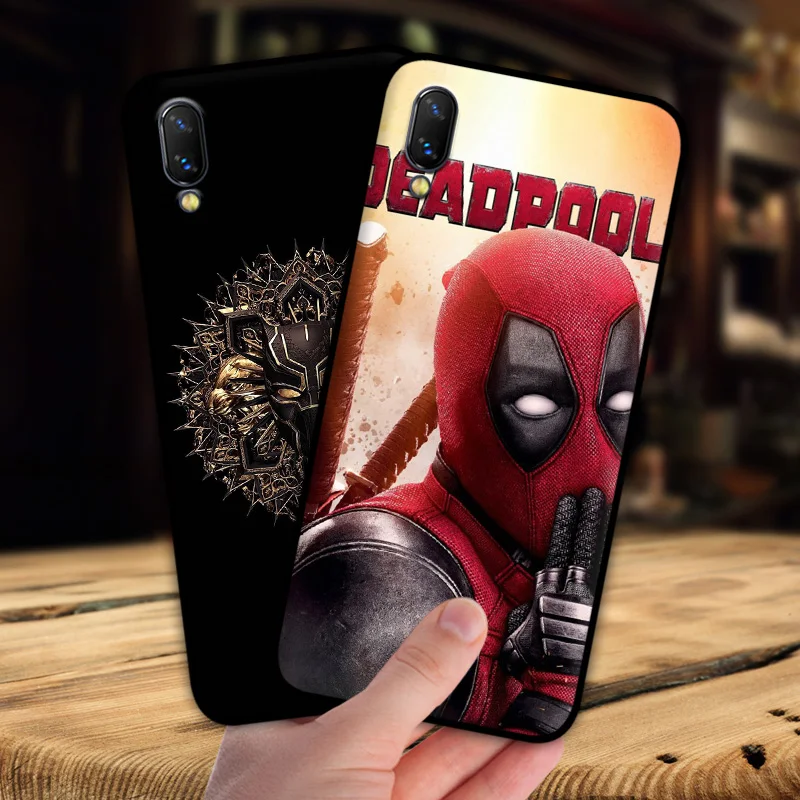 Mosirui для Vivo nex S Чехол Marvel hero Дэдпул Человек-паук Черная пантера Халк силиконовый