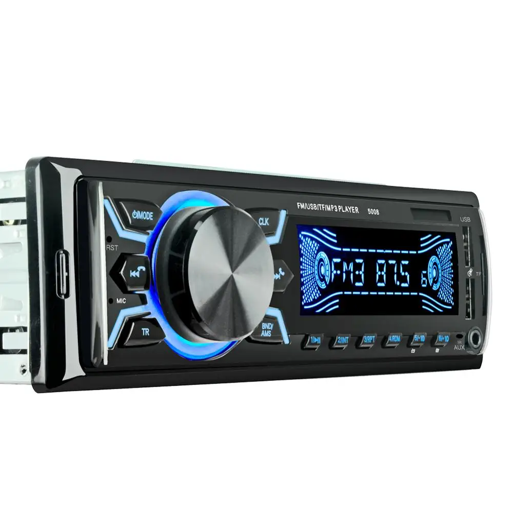Автомагнитола 1 din автомобильное радио стерео bluetooth аудио mp3 рекордер usb sd aux вход