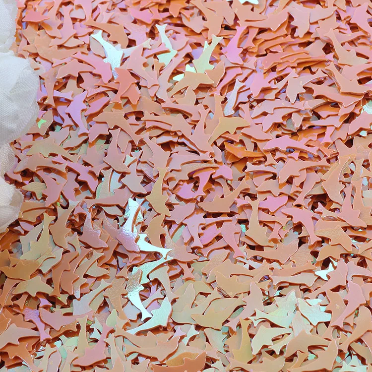 10g Дельфин Форма, Сыпучие блёстки для поделок ногтей искусство украшения пайетками блесток "сделай сам" для одежды аксессуары для шитья