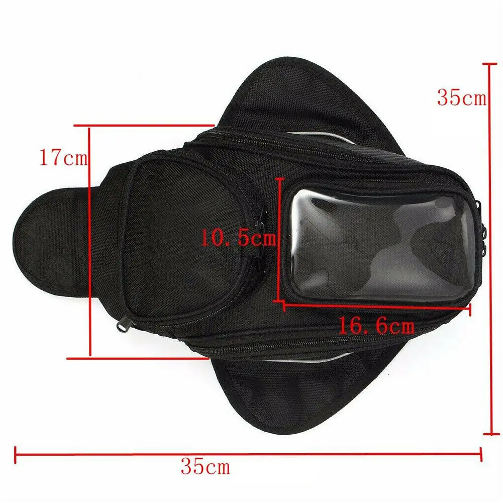 Магнитный Мотоцикл Велосипед сума мазута Бензобак сумка 4 отделения