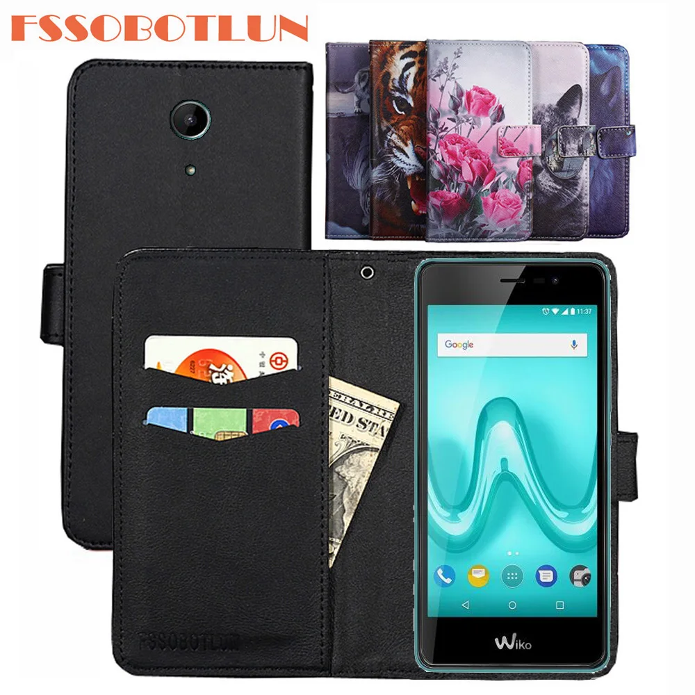 FSSOBOTLUN 9 цветов для Wiko Tommy2 чехол из искусственной кожи ретро с откидной крышкой