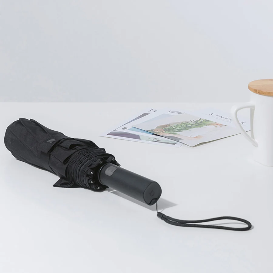 

100% Xiaomi Mijia Automatic Um-brella for Sunny and Rainy Days Aluminum Windproof Sunlight-shading Heat-insulating Anti-UV