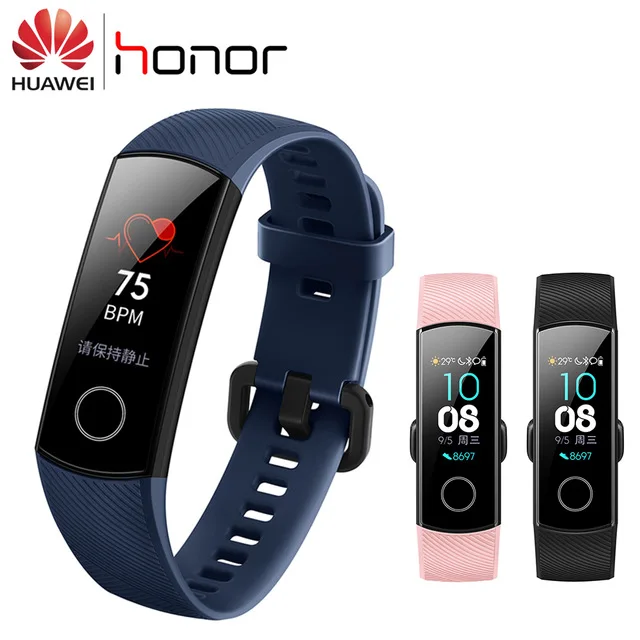 huawei Honor Band 4, умный Браслет, пульт дистанционного управления, камера, цветной Amoled, 0,95 дюйма, сенсорный экран, для плавания, осанка, detecti