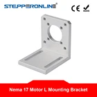 Монтажный кронштейн Nema 17 для шагового двигателя и редукторного шагового двигателя из алюминиевого сплава