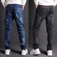 3 18t boy jeans 2021 new fashion spring autumn teens loose elastic casual solid children clothes cowboy pants high quality