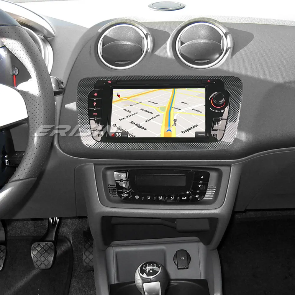 Erisin ES4822S 7 дюймовый автомобильный мультимедийный плеер навигация GPS DVD