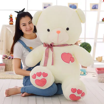 Kawaii Teddy Bear With Scarf Plush Stuffed Brinquedos Baby Gift Girl Toys Wedding And Birthday Party Decoration 65cm | Игрушки и хобби