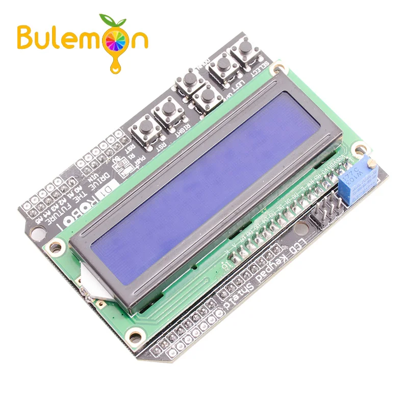 1602 ЖК-модуль клавиатуры щит для Arduino Duemilanove UNO MEGA2560 MEGA1280 | Электронные компоненты и