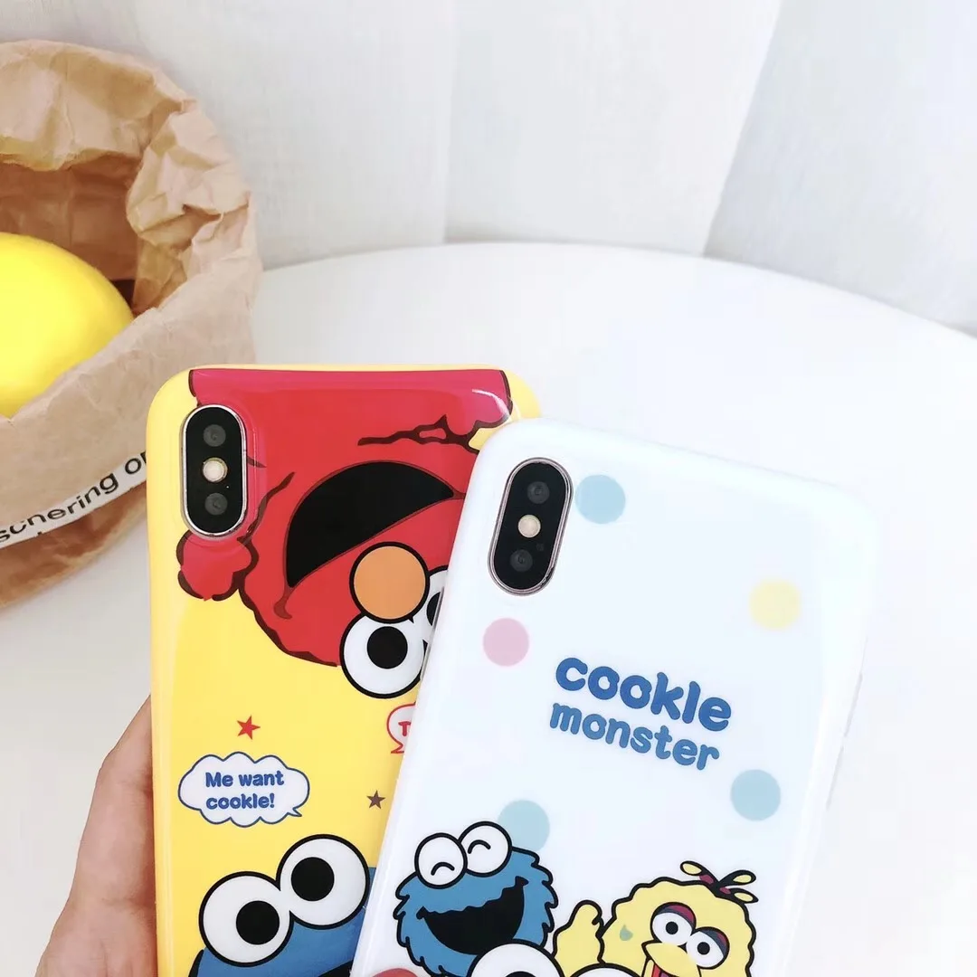 Милый мультяшный брендовый трендовый чехол для телефона iPhone 6 6s 7 8 Plus X XS MAX XR
