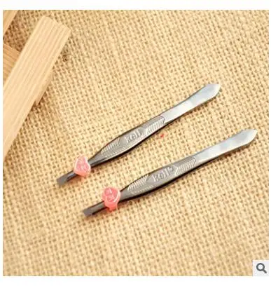 Пинцет Длина cejas Одноместный Зажим для бровей пинцет косой из нержавеющей стали